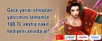 Hoş Geldin Bonusu promotion